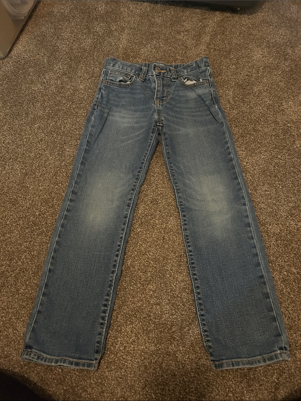 Old Navy Blue Straight Leg Kids Jeans
